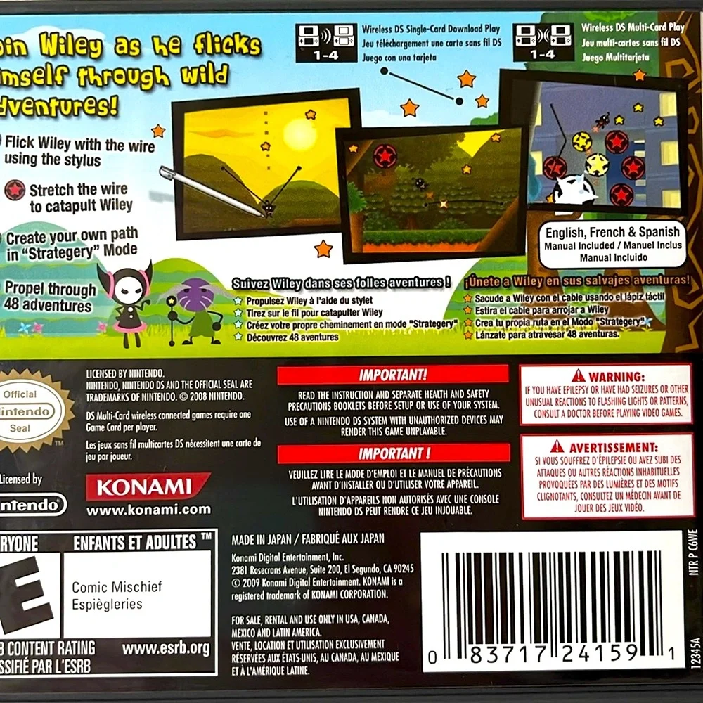 Nintendo DS Wireway Video Game Complete with Manual & Case
